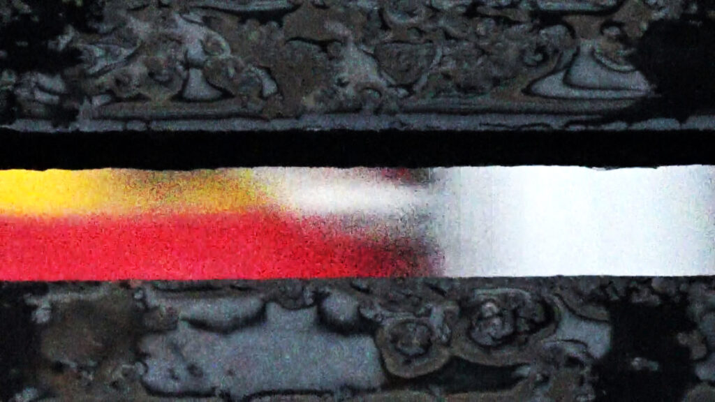 Phill Niblock & Katherine Liberovskaya, LockStorm or Outside from Inside, collaborative video project, 2020, video still.