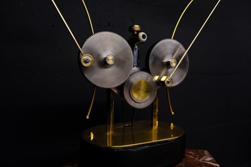 Mathieu Zurstrassen, 92Lb4, kinetic sculpture, 2025.