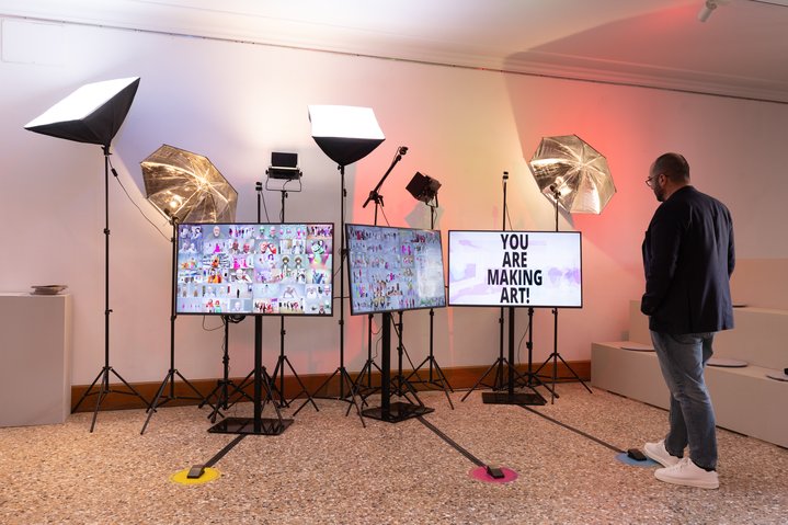 Scoletta Dell’Arte: Digital Reform. Exhibition view. Venice, 2024. Courtesy of TAEX